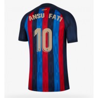 Barcelona Ansu Fati #10 Fußballbekleidung Heimtrikot 2022-23 Kurzarm